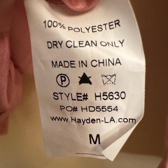 Hayden Los Angeles crop jacket suede-like feel soft pink tone size medium - Picture 8 of 8